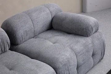 Belgin Sofa 3-seter - Grå - Møbler - Sofaer - Modulsofaer - Komplett modulsofa