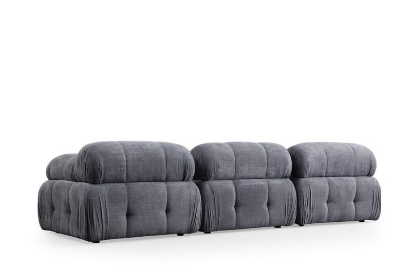 Belgin Sofa 3-seter - Grå - Møbler - Sofaer - 3 seter sofa