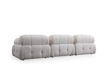 Belgin Sofa 3-seter - Hvit - Møbler - Sofaer - Modulsofaer - Komplett modulsofa