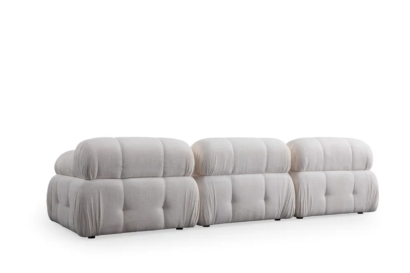 Belgin Sofa 3-seter - Hvit - Møbler - Sofaer - Modulsofaer - Komplett modulsofa