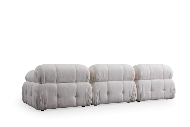 Belgin Sofa 3-seter - Hvit - Møbler - Sofaer - 3 seter sofa