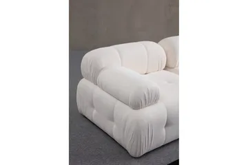 Belgin Sofa 3-seter - Hvit - Møbler - Sofaer - Modulsofaer - Komplett modulsofa
