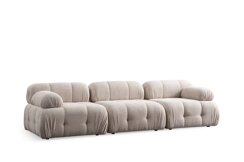 Belgin Sofa 3-seter, Krem