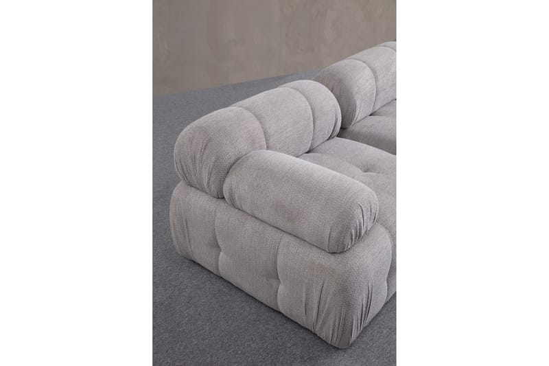 Belgin Sofa 3-seter - Lys grå - Møbler - Sofaer - 3 seter sofa