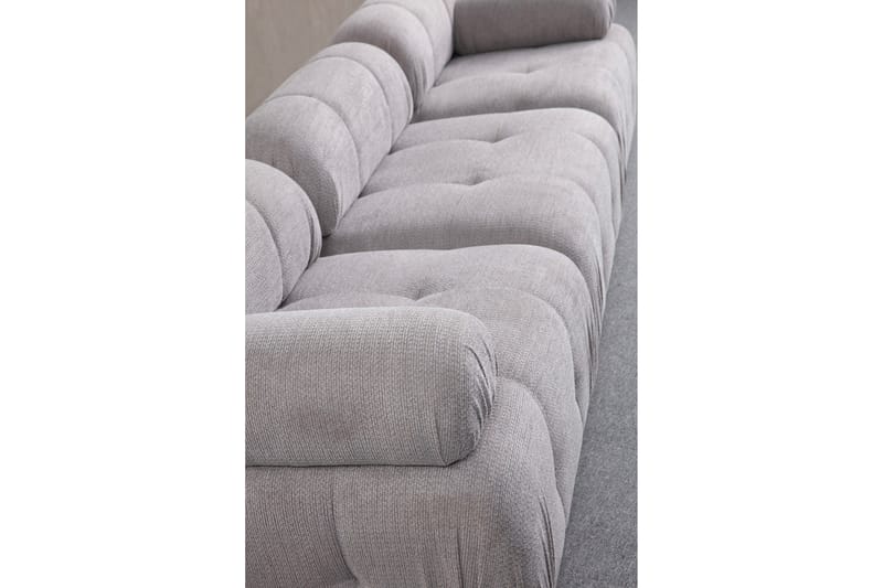 Belgin Sofa 3-seter - Lys grå - Møbler - Sofaer - 3 seter sofa