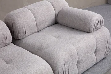 Belgin Sofa 3-seter - Lys grå - Møbler - Sofaer - Modulsofaer - Komplett modulsofa