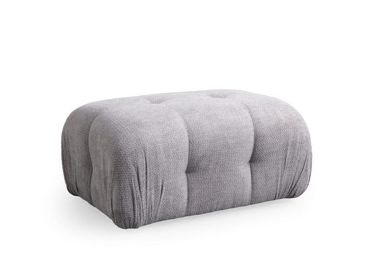 Belgin Sofa med Sjeselong 2-seter - Lys grå - Møbler - Sofaer - Modulsofaer - Komplett modulsofa