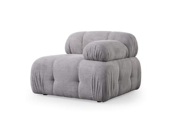 Belgin Sofa med Sjeselong 2-seter - Lys grå - M øbler - Sofaer - Modulsofaer - Komplett modulsofa