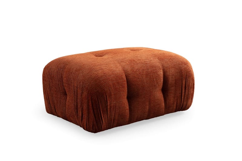 Belgin Sofa med Sjeselong 2-seter - Oransje - Møbler - Sofaer - Sofaer med sjeselong - 2 seters sofa med divan