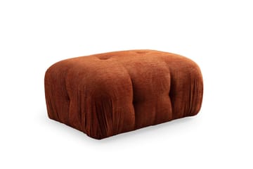Belgin Sofa med Sjeselong 2-seter - Oransje - Møbler - Sofaer - Modulsofaer - Komplett modulsofa