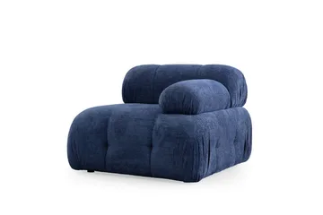 Belgin Sofa med Sjeselong 3-seter - Blå - Møbler - Sofaer - Modulsofaer - Komplett modulsofa