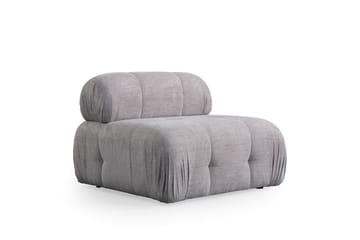 Belgin Sofa med Sjeselong 3-seter - Lys grå - Møbler - Sofaer - Sofaer med sjeselong - 3 seters sofa med divan