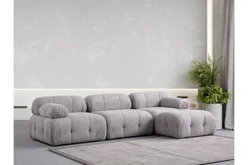 Belgin Sofa med Sjeselong 3-seter