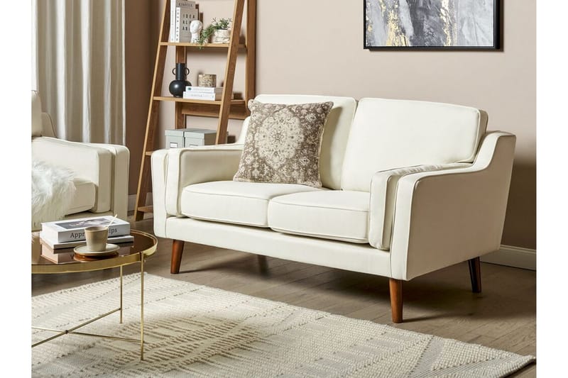Bertha Sofa 2-seter - Hvit/Lyst tre - Møbler - Sofaer - 2 seter sofa