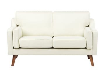 Bertha Sofa 2-seter - Hvit/Lyst tre - Møbler - Sofaer - 2 seter sofa