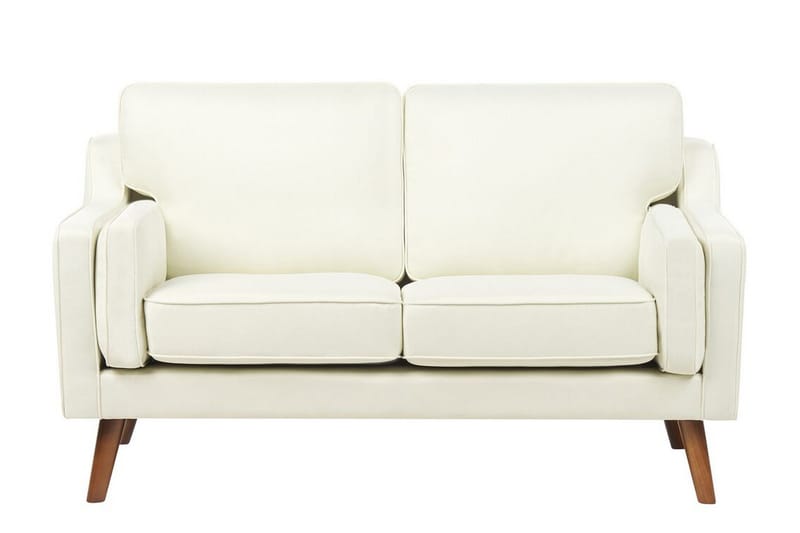 Bertha Sofa 2-seter, Hvit/Lyst tre
