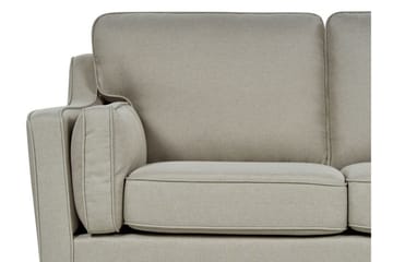 Bertha Sofa 3-seter - Beige/Mørkt tre - Møbler - Sofaer - 3 seter sofa