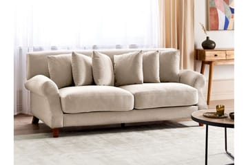 Bijan Sofa 2-seter - Beige/Mørkt tre - Møbler - Sofaer - 2 seter sofa