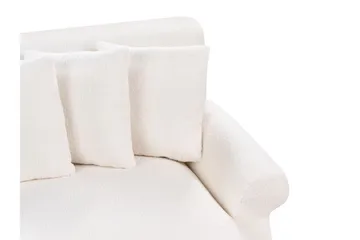 Bijan Sofa 2-seter - Hvit/Mørkt tre - Møbler - Sofaer - 2 seter sofa