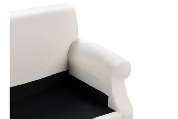 Bijan Sofa 2-seter - Hvit/Mørkt tre - Møbler - Sofaer - 2 seter sofa