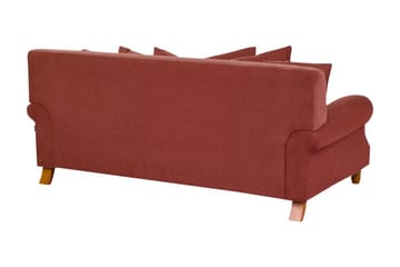 Bijan Sofa 2-seter - Rød/Mørkt tre - Møbler - Sofaer - 2 seter sofa