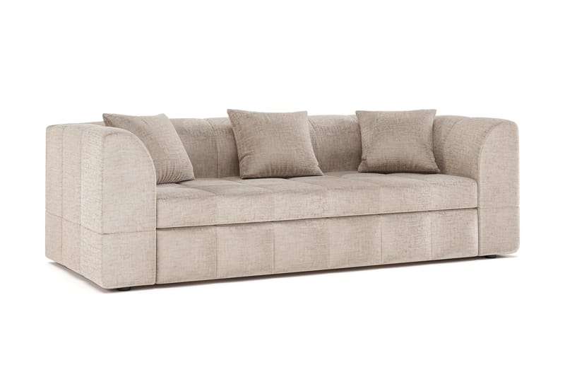 Bjorsund 3-seter Sofa - Beige - Møbler - Sofaer - 3 seter sofa