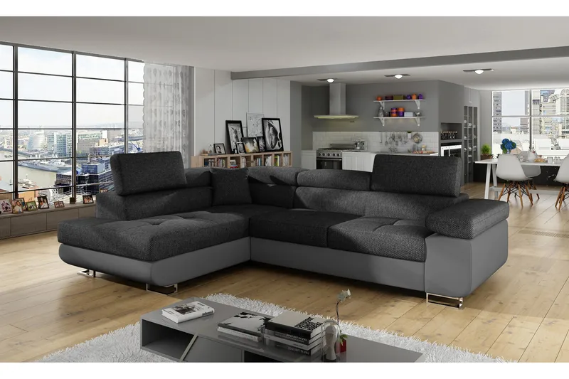 Bobis Sovesofa med Sjeselong Venstre, Grå