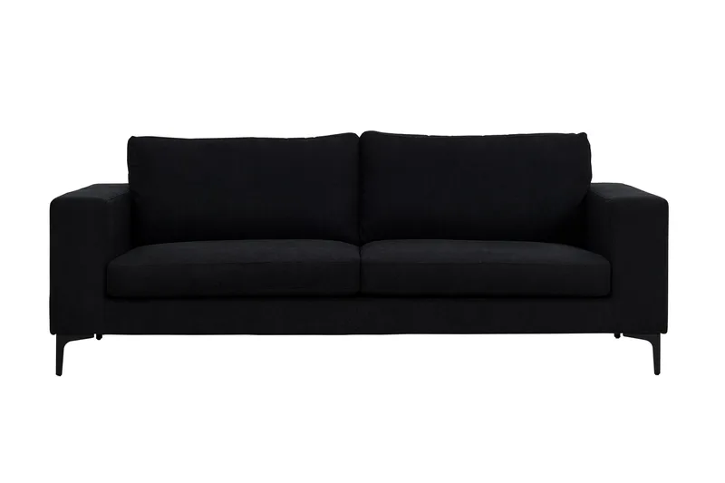 Bolero 3-seter Sofa, Svart