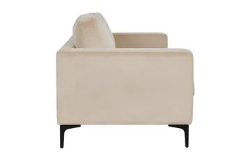 Bolero Fløyelssofa 3-seter - Beige - Møbler - Sofaer - 3 seter sofa