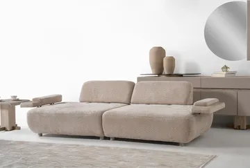 Bonavista 3-seters sofa Bouclé - Beige - Møbler - Sofaer - 3 seter sofa