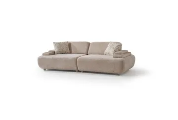 Bonavista 3-seters sofa Bouclé - Beige - Møbler - Sofaer - 3 seter sofa