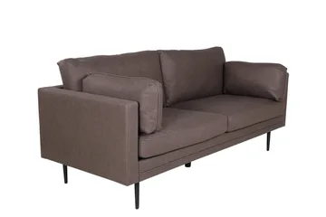 Boom 2-seters Sofa - Brun - Møbler - Sofaer - Skinnsofaer