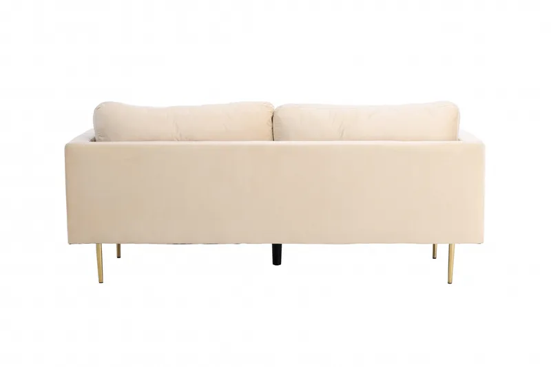 Boom Fløyelssofa 3-seter - Beige - Møbler - Sofaer - 3 seter sofa