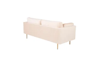 Boom Fløyelssofa 3-seter - Beige - Møbler - Sofaer - 3 seter sofa