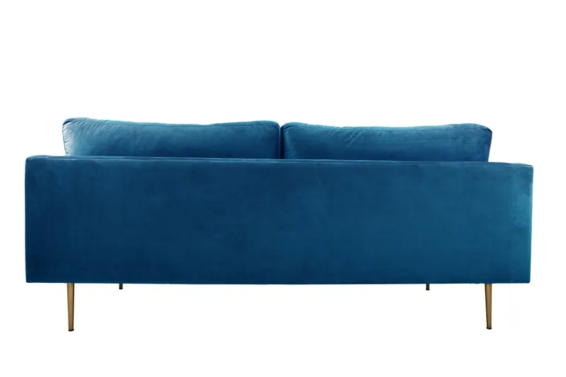 Boom Fløyelssofa 3-seter - Blå - Møbler - Sofaer - 3 seter sofa