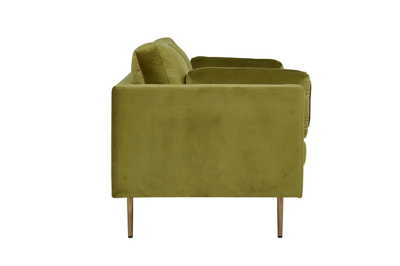 Boom Fløyelssofa 3-seter - Grønn - Møbler - Sofaer - 3 seter sofa