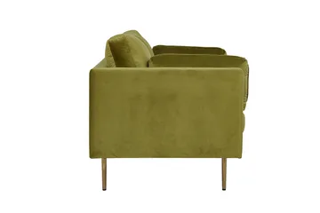 Boom Fløyelssofa 3-seter - Grønn - Møbler - Sofaer - 3 seter sofa