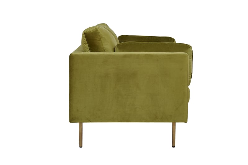Boom Fløyelssofa 3-seter - Grønn - Møbler - Sofaer - 3 seter sofa