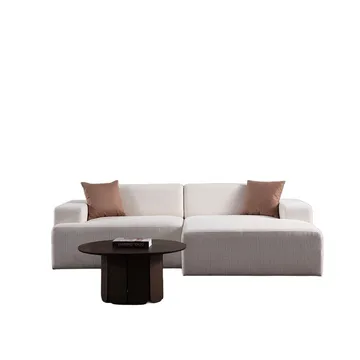 Branorin 3-seters Hjørnesofa - Kremhvit - Møbler - Sofaer - Sofaer med sjeselong - 3 seters sofa med divan