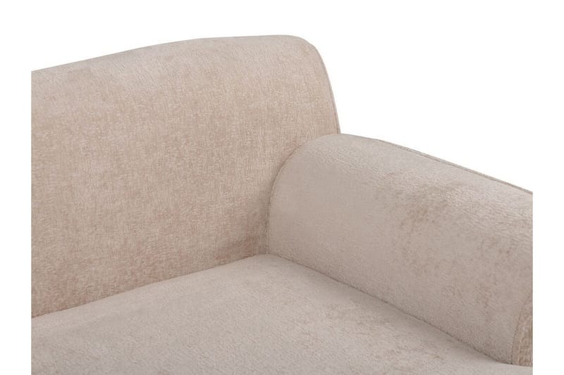 Bree Hjørnesofa 3-seter - Beige/Lyst tre - Møbler - Sofaer - Sovesofaer - Hjørnesovesofa