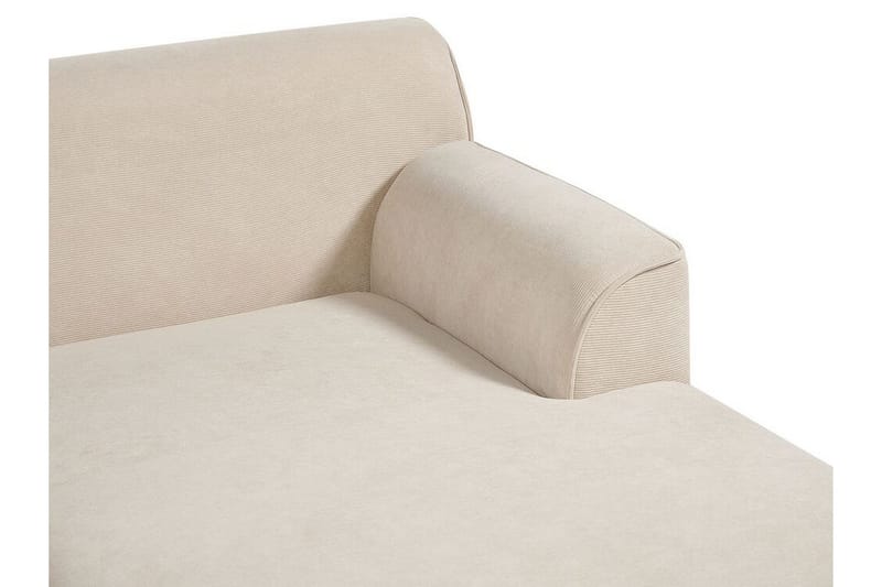 Bree Hjørnesofa 3-seter - Beige/Lyst tre - Møbler - Sofaer - Sovesofaer - Sovesofa divan