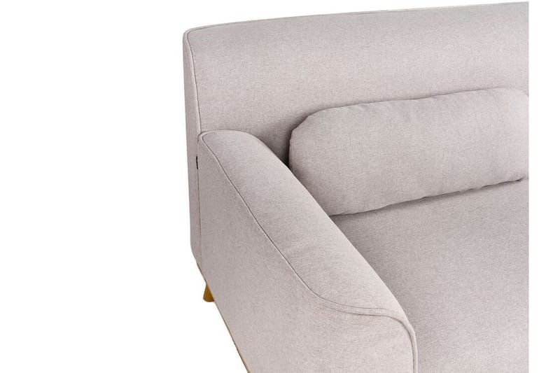 Bree Hjørnesofa 3-seter - Grå/Lyst tre - Møbler - Sofaer - Sovesofaer - Hjørnesovesofa