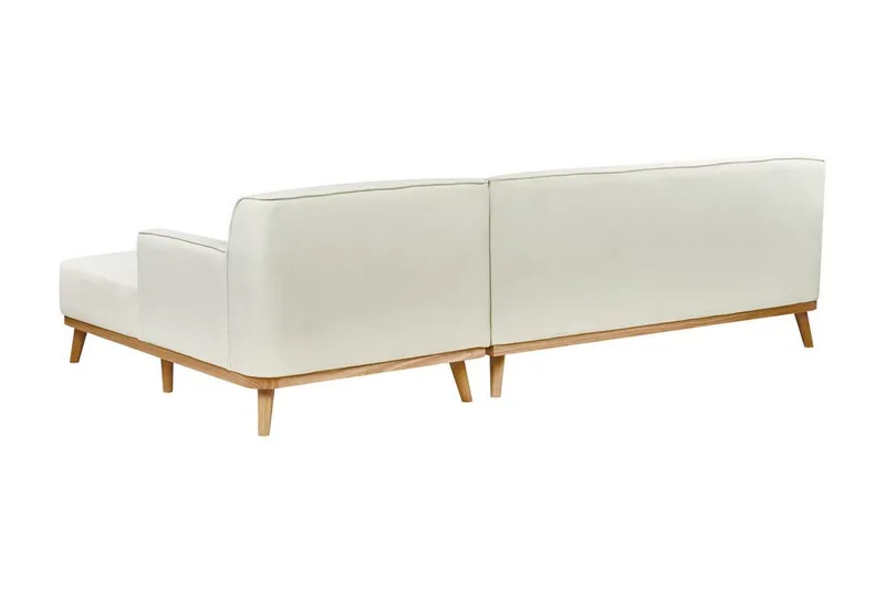 Bree Hjørnesofa 3-seter - Hvit/Lyst tre - Møbler - Sofaer - Sovesofaer - Hjørnesovesofa