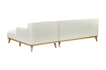 Bree Hjørnesofa 3-seter - Hvit/Lyst tre - Møbler - Sofaer - Sovesofaer - Hjørnesovesofa