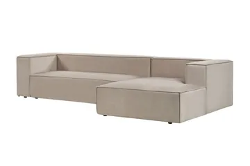 Britt Hjørnesofa 3-seter - Beige - Møbler - Sofaer - Hjørnesofaer - Hjørnesofa med divan