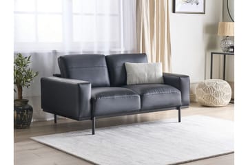 Bruna Sofa 2-seter - Svart - Møbler - Sofaer - Skinnsofaer
