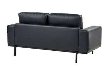 Bruna Sofa 2-seter - Svart - Møbler - Sofaer - Skinnsofaer