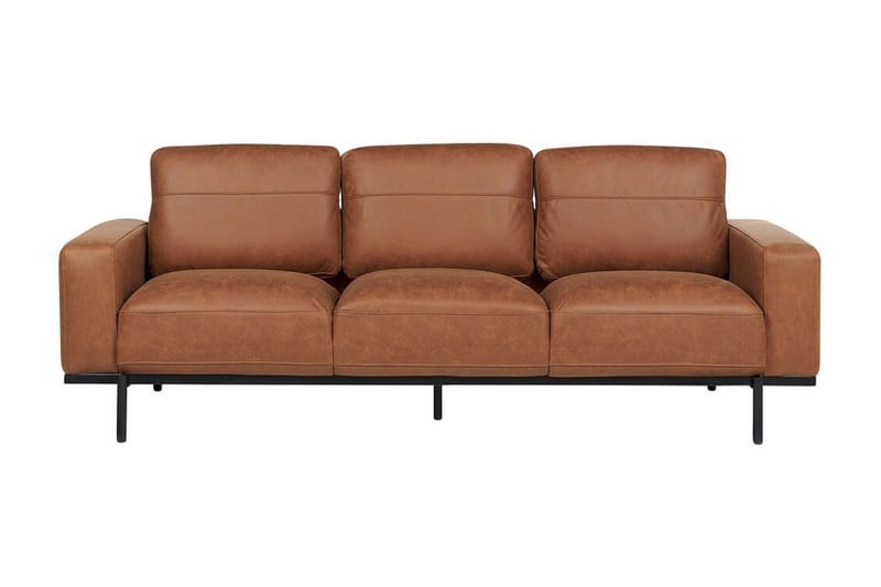 Bruna Sofa 3-seter - Brun - Møbler - Sofaer - 3 seter sofa