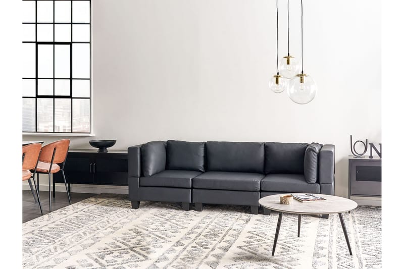 Buck Sofa 3-seter - Svart - Møbler - Sofaer - 3 seter sofa