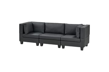 Buck Sofa 3-seter - Svart - Møbler - Sofaer - 3 seter sofa